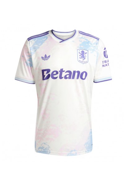 Aston Villa Ezri Konsa #4 Jalkapallovaatteet Kolmaspaita 2025-26 Lyhythihainen Aston Villa Ezri Konsa #4 Jalkapallovaatteet Kolmaspaita 2025-26 Lyhythihainen